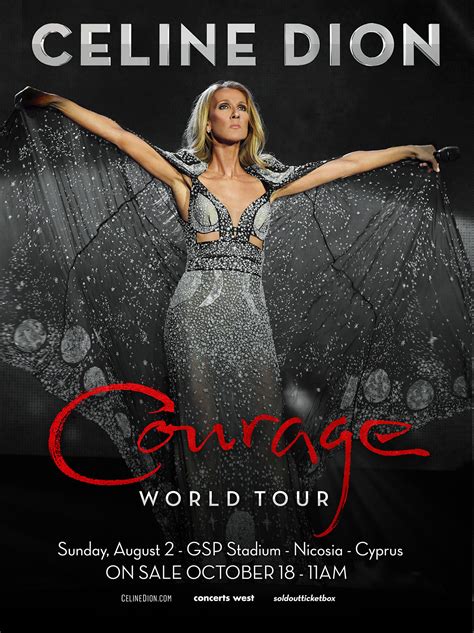 céline dion courage world tour.